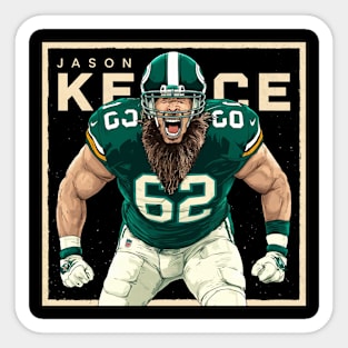 Jason Kelce Chiefs Sticker